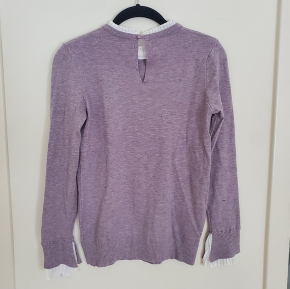 Vila Milano Pleated Collar and Cuff Sweater NWOT - Picture 5 of 7